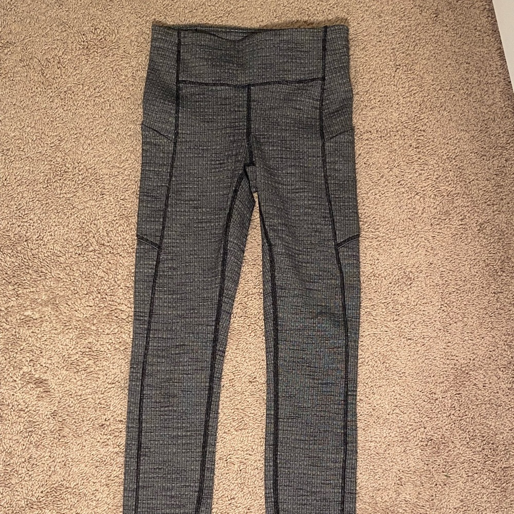 Grey Lululemon Leggings Size 4